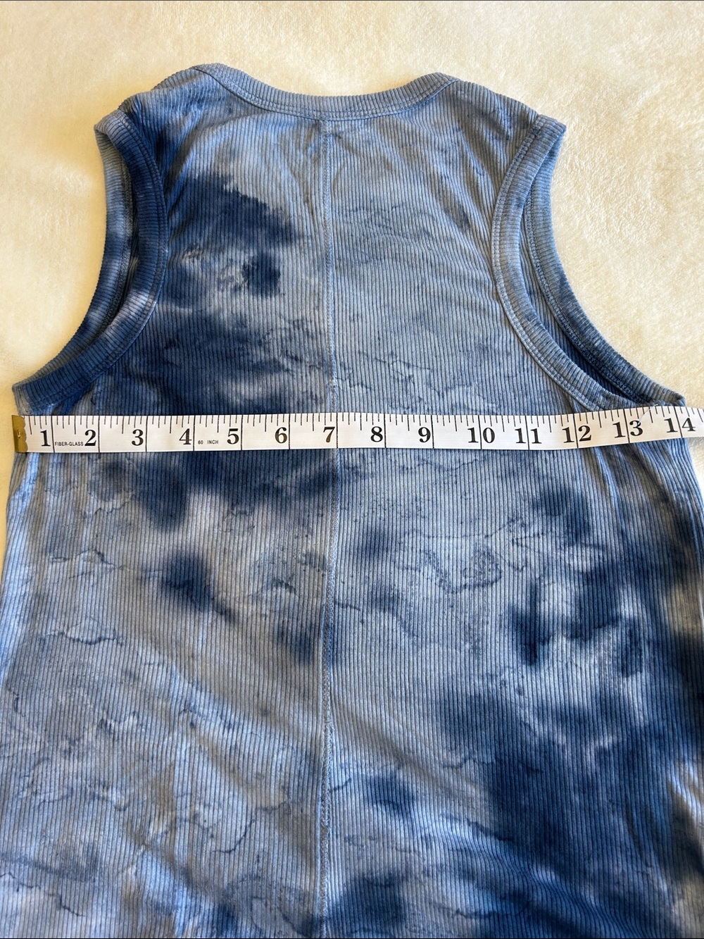 Dolan Sleeveless Tie-Dye Maxi Dress in Blue Size S - Picture 2 of 5